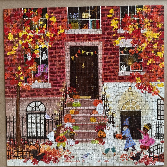 COMPLETE Galison Trick or Treat 500 pc Puzzle - Picture 3 of 4